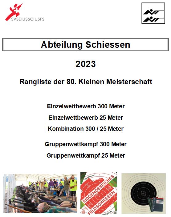 Titelblatt 80 Kleine Meisterschaft 2023